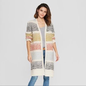 Universal Thread striped duster cardigan